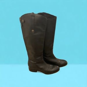 Sam Edelman Black Leather Boots